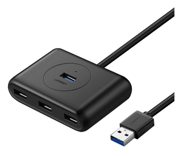 UGREEN Hub CR113 USB do 4x USB 3.0 5Gbps 1m czarny - 1488927 - zdjęcie